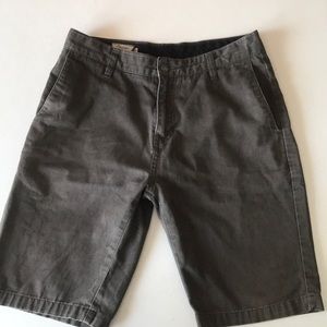 Volcom gray shorts size 28